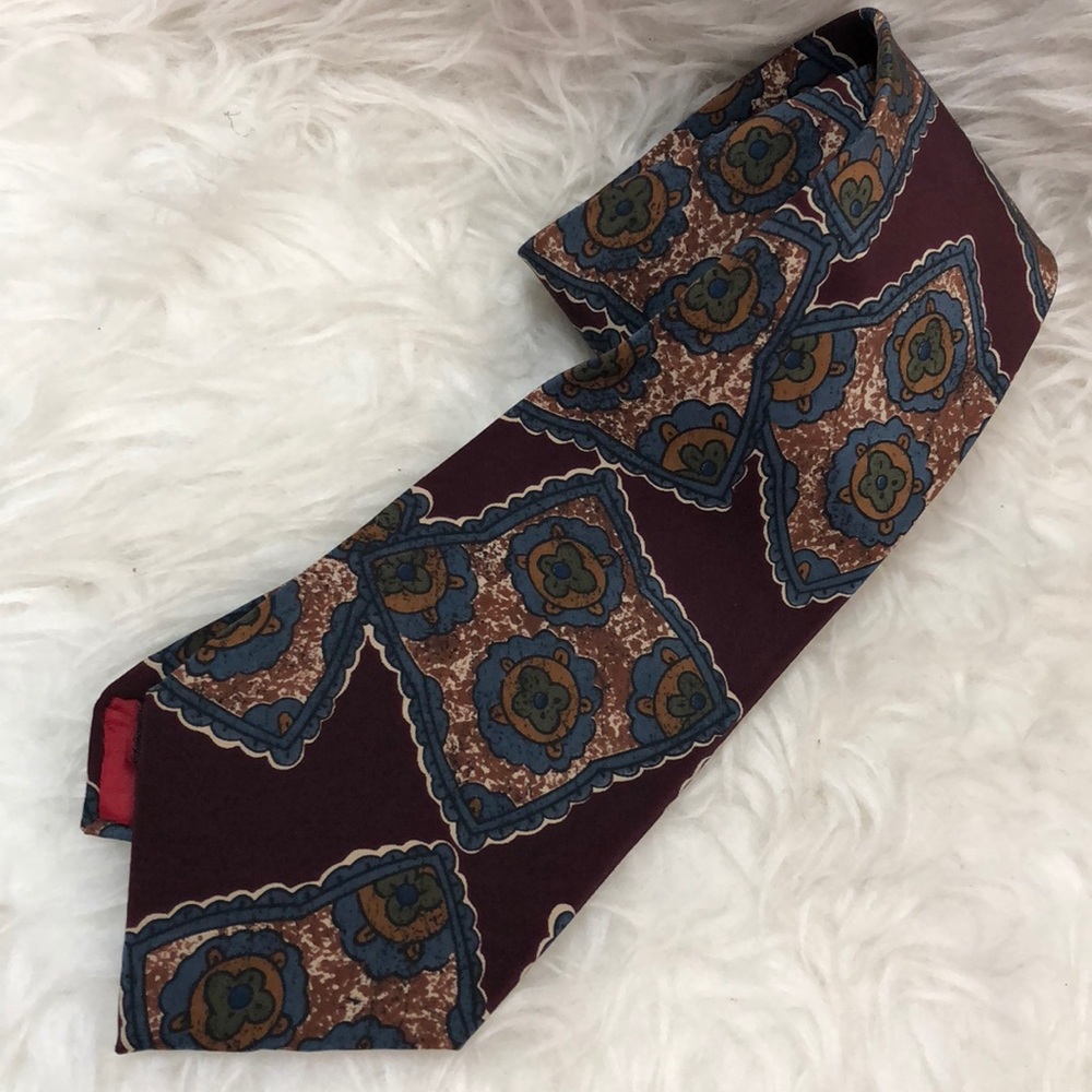 Ted Lapidus Italy Silk Tie - Picture 4 of 10